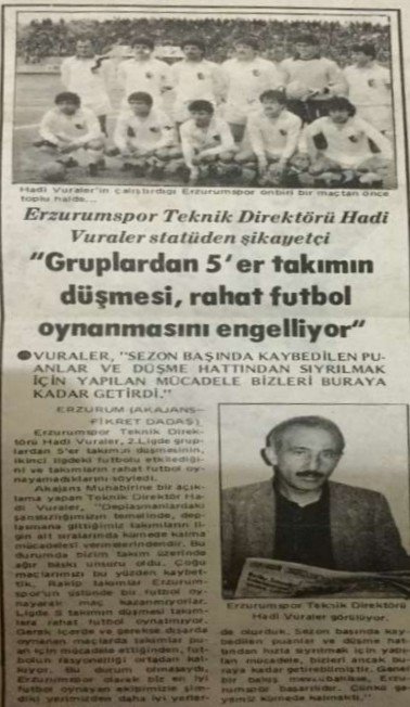 Erzurumspor’un Efsanesi Gün Yüzünde