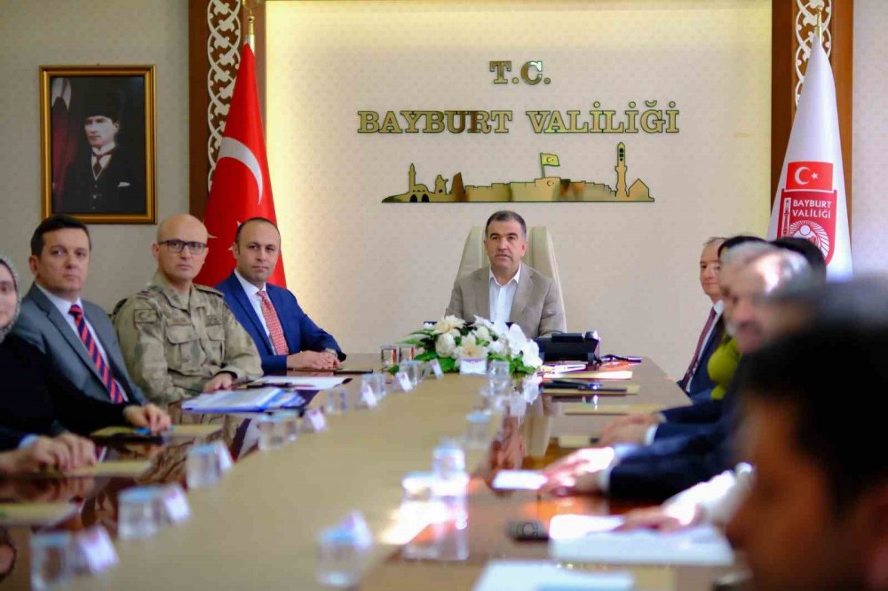 Bayburt’ta Sosyal Risklerin Erken Tespiti İçin Toplantı Yapıldı