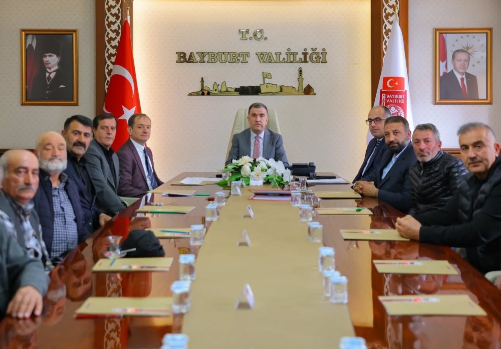 Bayburt’ta Arıcılığın Geliştirilmesi İçin Değerlendirme Toplantısı Yapıldı