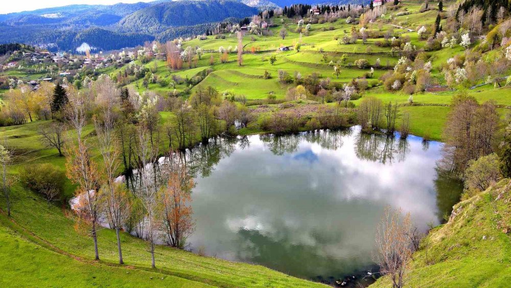 Sakin Şehir Şavşat’ın Saklı Cenneti Balık Gölü İlkbaharla Büyüledi