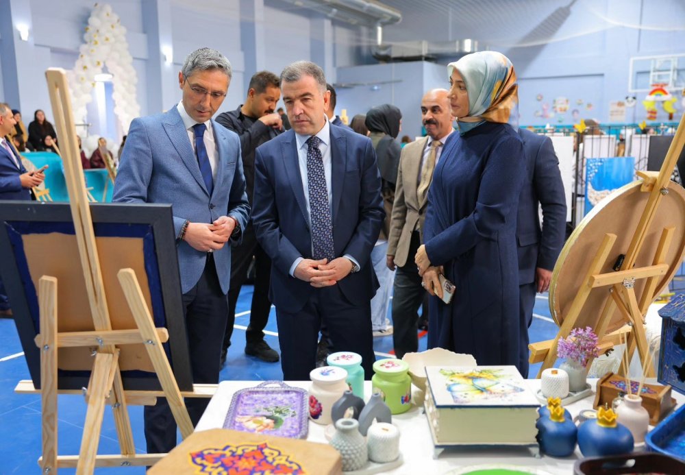 Bayburt’ta Öğrencilerin Yıl Boyunca Hazırladığı Ürünler Sergilendi