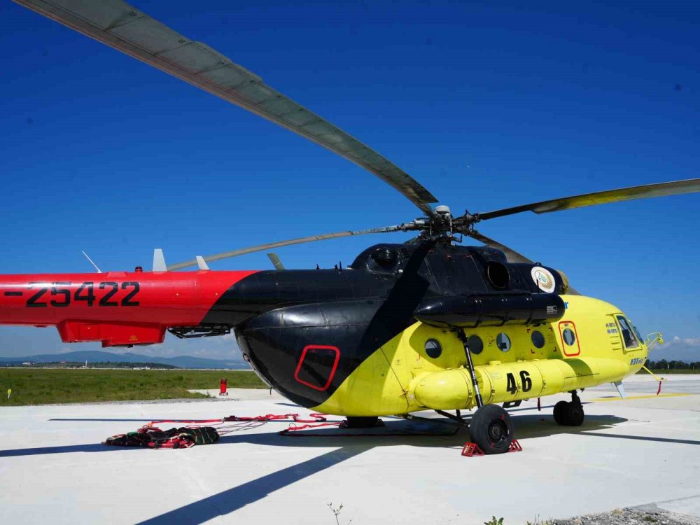 Kastamonu’da Orman Yangını Nöbeti Başladı: Helikopter Ekim Ayına Kadar Görev Yapacak