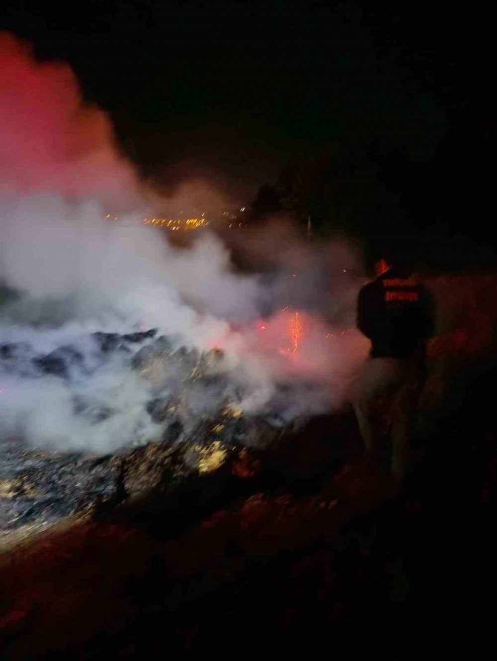 Bolu’da Korkutan Anız Yangını: Ormana Sıçramadan Söndürüldü