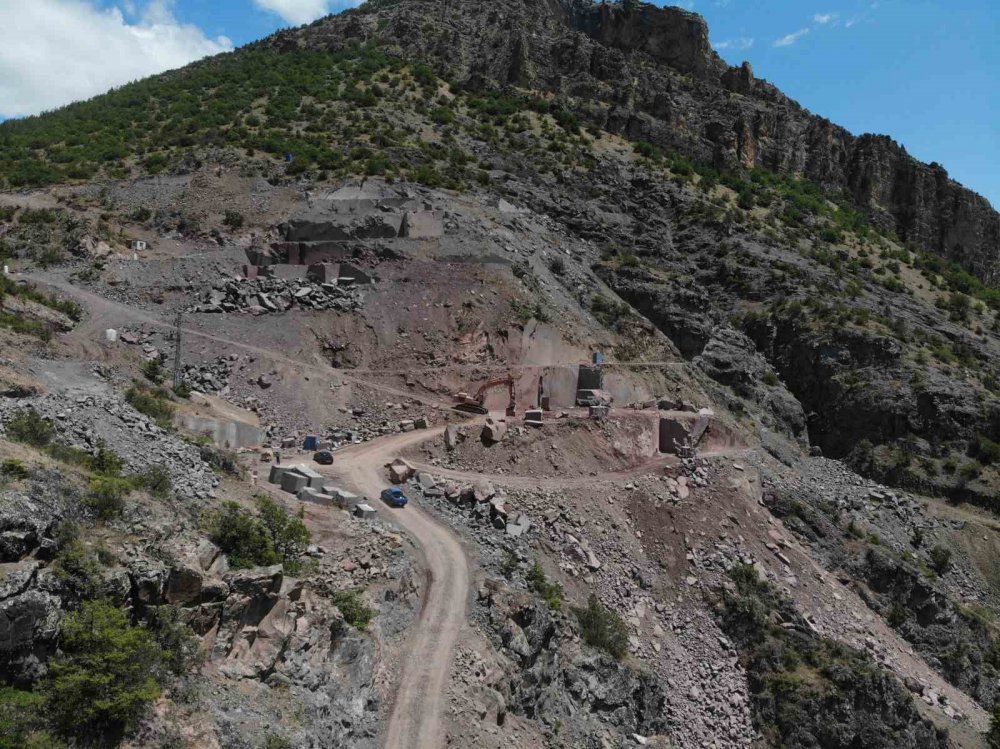 Gümüşhane’nin Mermeri Çin, Hindistan Ve İtalya Pazarında