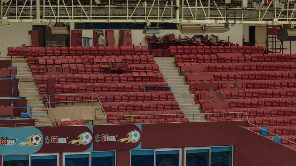 Trabzonspor Stadyumu'nda Yeni Sezon Öncesi Kapsamlı Yenilik: Kapasite 41 Bin 61 Kişi Oldu
