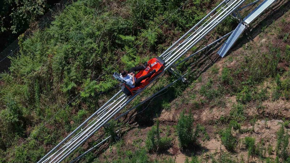 Doğu Karadeniz’in En Uzun Dağ Kızağı Trabzon’da Hizmete Açıldı