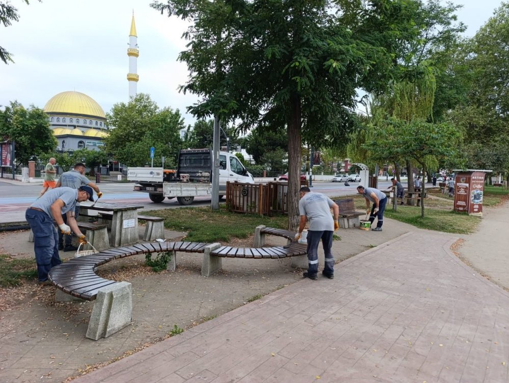 Ordu’da Kent Mobilyaları Bakıma Alınıyor