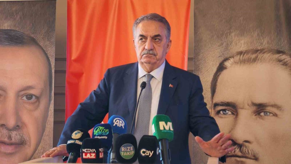 Hayati Yazıcı Rize’den “Terörsüz Türkiye” mesajı verdi