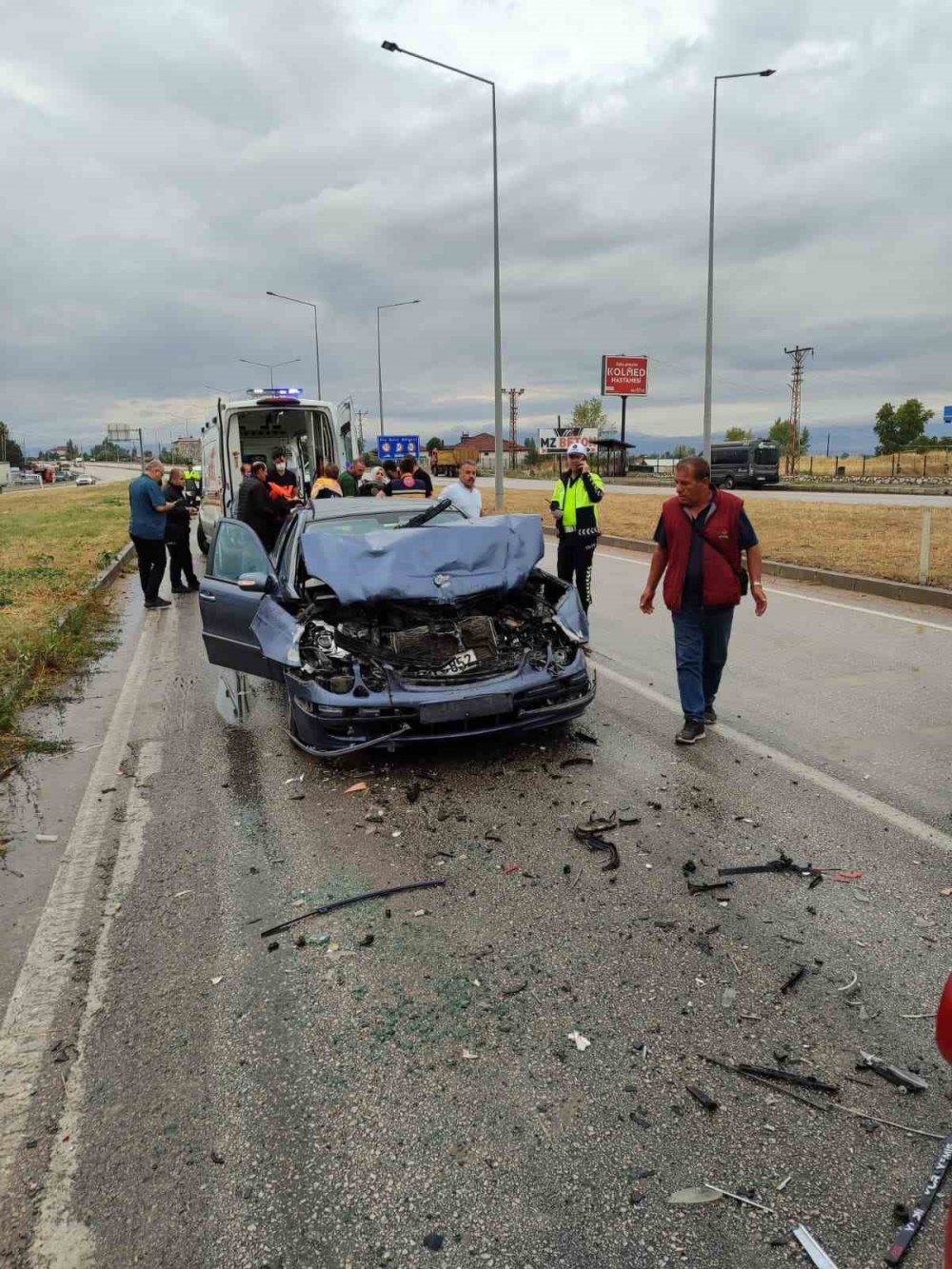 Amasya’da Zincirleme Kaza: 11 Yaralı
