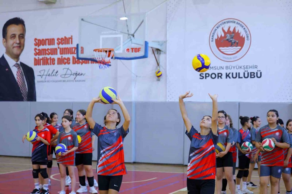 Samsun’da Yaz Spor Okullarına 422 Çocuk Ve Genç Katıldı