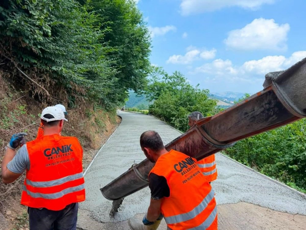 Canik Belediyesi’nden Kırsala 150 Milyonluk Ulaşım Yatırımı
