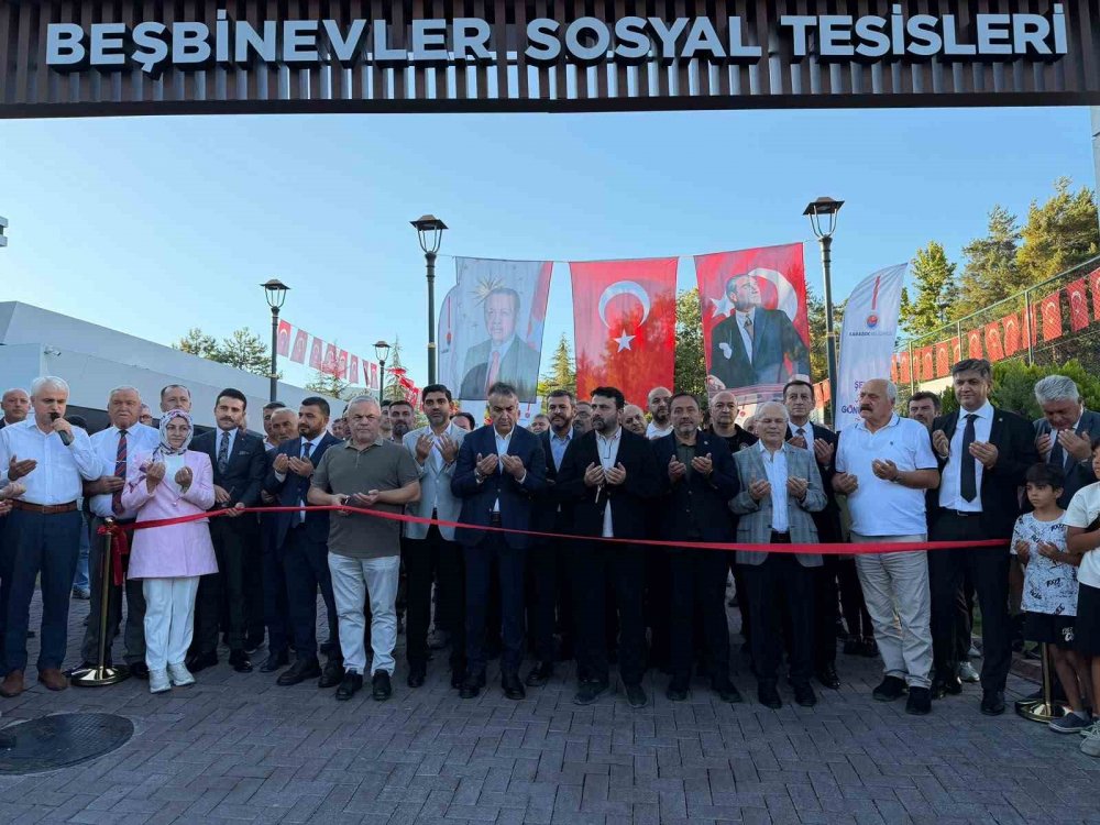 Karabük’te Has Bahçe Sosyal Tesisinin Açılışı Yapıldı