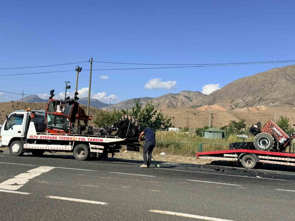 Oltu-ardahan Yolunda Feci Kaza: 2’si Ağır 3 Yaralı