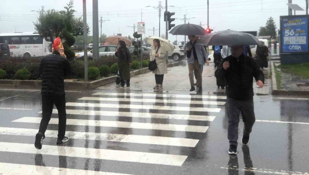 Samsun’da Sağanak: Metrekareye 57,8 Kilo Yağış Düştü