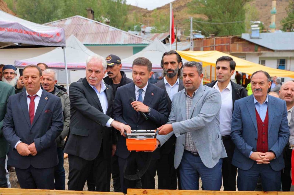 Pınargözü Köy Konağının Temeli Atıldı