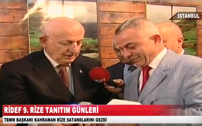 TBMM Başkanı İsmail Kahraman Rize Stantlarını Gezdi