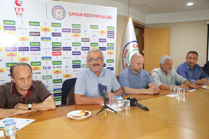 Çaykur Rizespor Kuluğ Başkanı Hasan Kemal yardımcı Basın Toplantısı 18 09 2017
